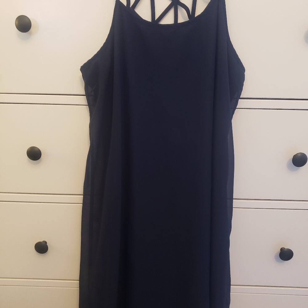 Navy blue dress